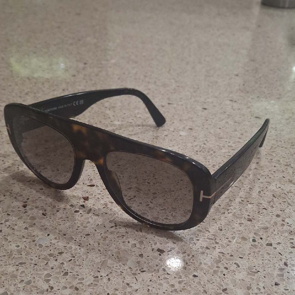 Tom Ford Tortoise Shell Gradient Brown Sunglasses